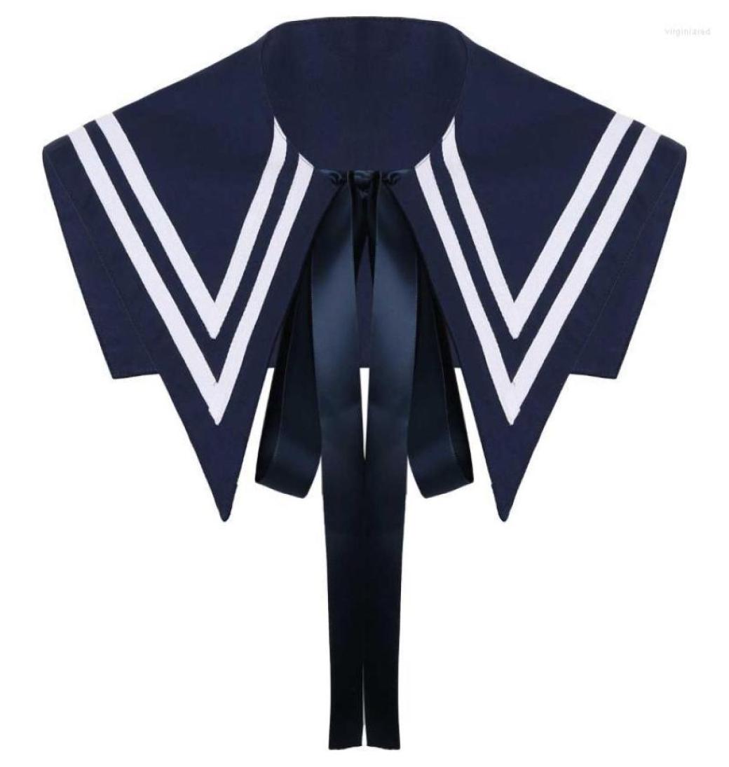 

Bow Ties Unisex Preppy Style Fake Collar Fashion Sailor Uniforms False Detachable Shirt Neck Cover Decorative Faux Dickey5025613