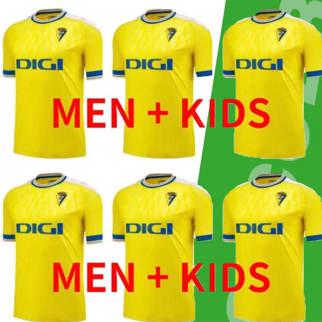

Cadiz 23 24 Soccer Jerseys CF home away alex Negredo A.Espino OSMAJIC Lozano A.PEREA 2023 2024 camiseta de futbol Mabil Zaldua football men and kids shirt, Image