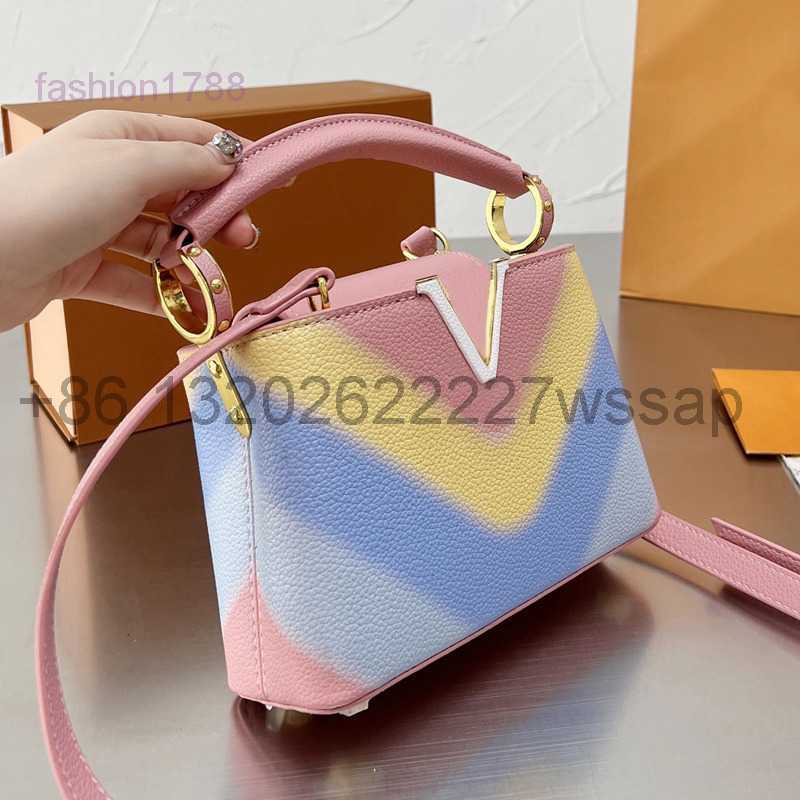 

Evening Bags Mini Handbag Color Painting Shoulder Bag Crossbody Bags Alligator Tote Metal Hardware Letter Chain Purse Wallet Interior Slot Pocket, Black