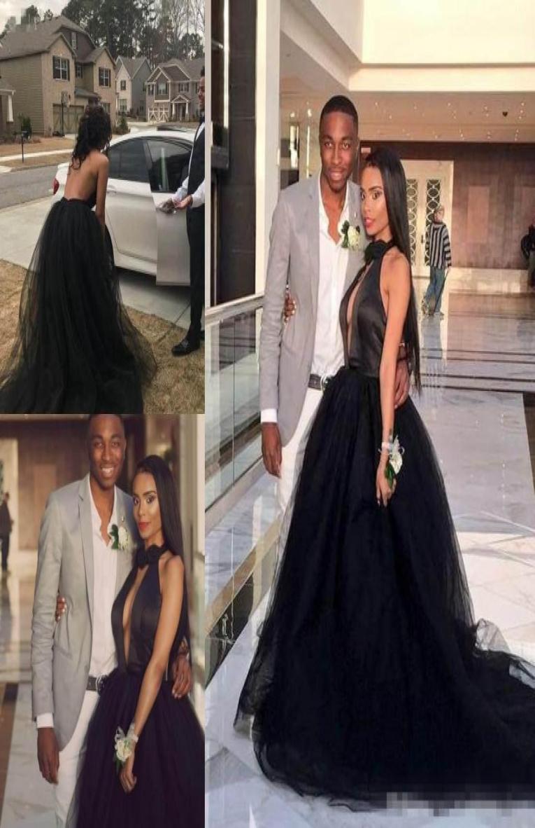 

Charming Black Ball Gown Prom Dresses 2020 New Jewel Tulle Satin Chapel Train Formal Party Evening Dresses Prom Gowns Q276370940, Dark red