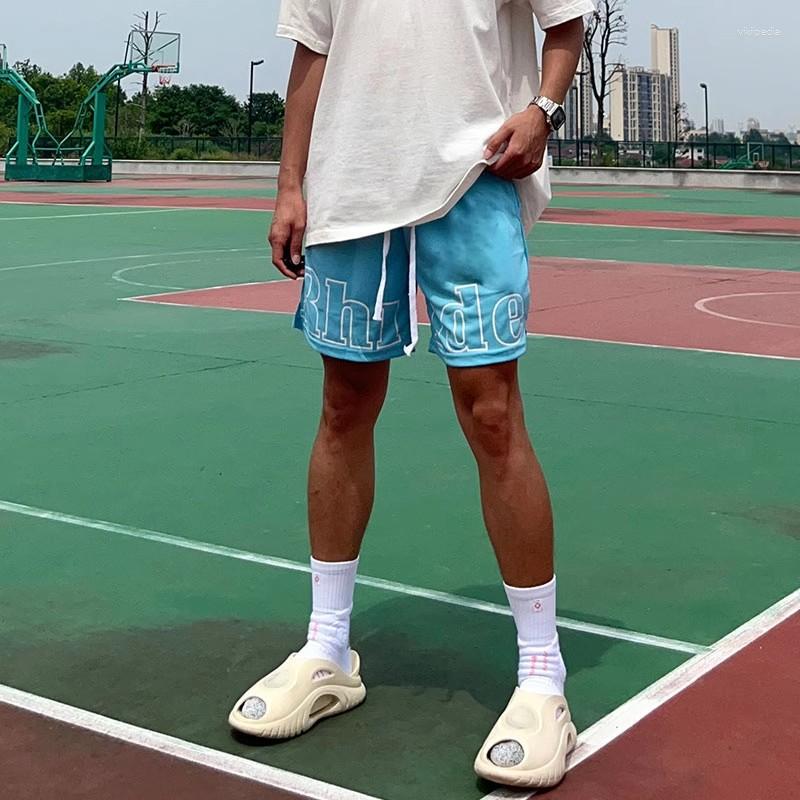

Men's Shorts 2023 American Basketball Sports Leisure Loose Quick Dry Fitness Running Training, Sky blue