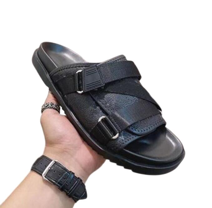 

2023 5A NEW Men Designer Flip Flops Sandals Designers Slippers Slides Summer Fashion Top Quality Luxury Flat Sandal Slipper, Brown
