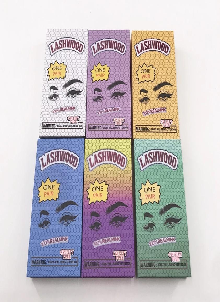 

New Eyelash Packaging Box Lashwood Packaging with Tray Rectangle Case Fluffy 25mm Mink Lashes Box Eyelashes Package3194332