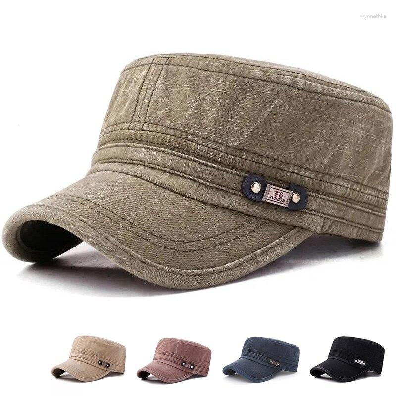 

Berets Fashion Men Women Flat Baseball Caps Outdoor Casual Adult Sun Hats Hip Hop Hat Sports Golf Water Wash Snapback, 03
