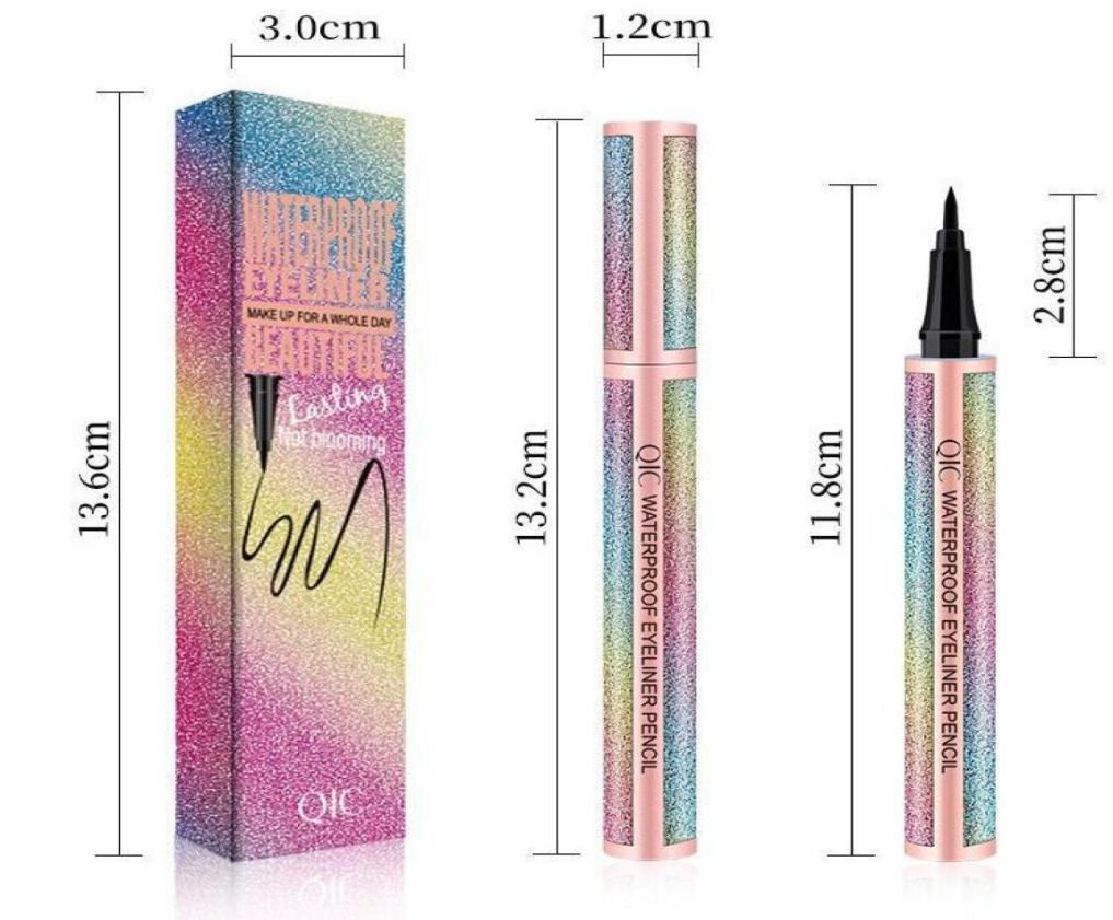 

4D Star Eyeliner Makeup Liquid Line Pen Fast Dry Waterproof Eyeliner Eyelashes Extend Kits Girls Pencil Tools3236254, Army green