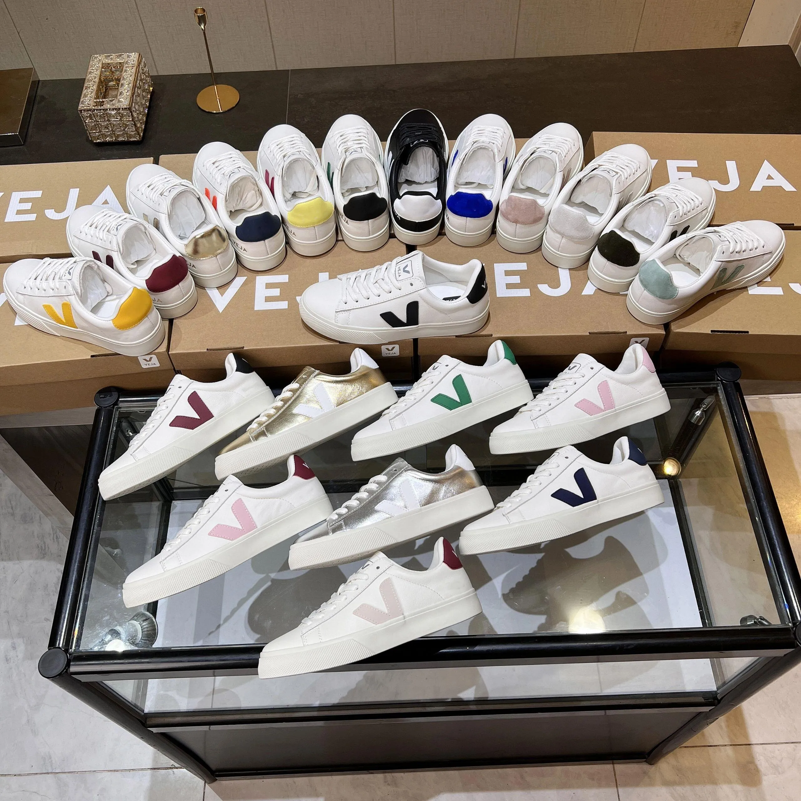 

2023 New Veja Shoes Womens Sneakers Classic Mens Casual Shoes White Unisex Fashion Couples Vegetarianism Style Original Veja Campo Size 36-45