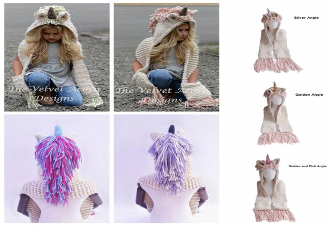 

AMUSE 2 in 1 unicorn scarf cap Large size Kids Infant Llama Warm Knitted Hats Children cartoon warmer Winter crochet Hat LJJA10137429535, Red