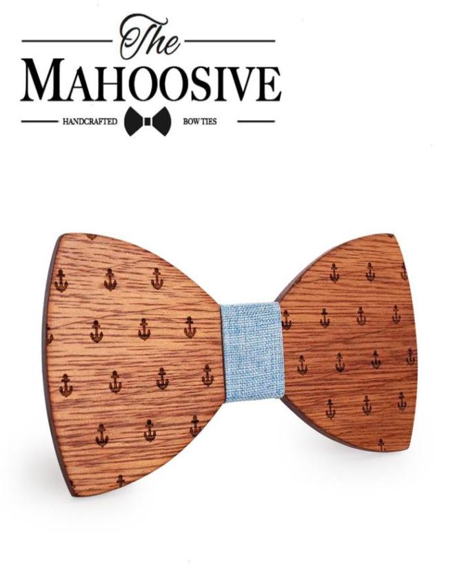 

Classic Captain Wood Bow Ties Wooden Butterfly Bowknots Gravatas Cravat4177357