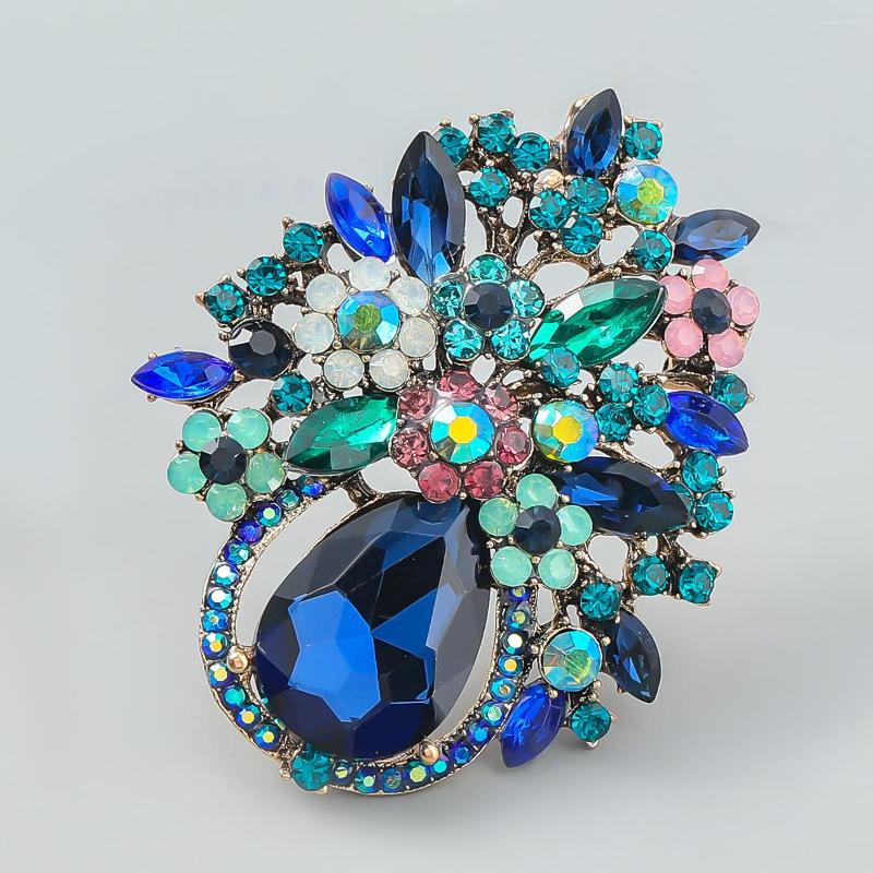 

Brooches MITTO DESIGNED FASHION JEWELRIES AND ACCESSORIES COLORFUL GLASS STONES PAVED HIGH-GRADE BROOCH