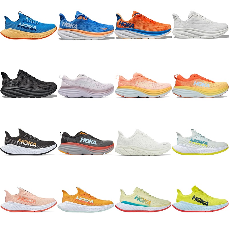 

Hoka Running Shoes Bondi 8 Clifton Hoka X1 X2 6 7 8 9 Casual Shoes Men Women Primrose Fiesta Black White Blue Hot Coral Shark Grey Nude Coastal Sky Pear Outdoor sneakers, Shoes lace