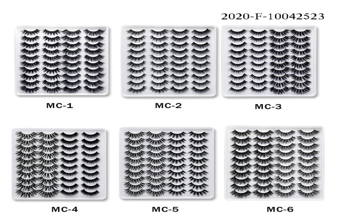 

6D Hand made mink eyelashes thick makeup full strip eye lashes extension false mink lashes 13 styles for choice3891568