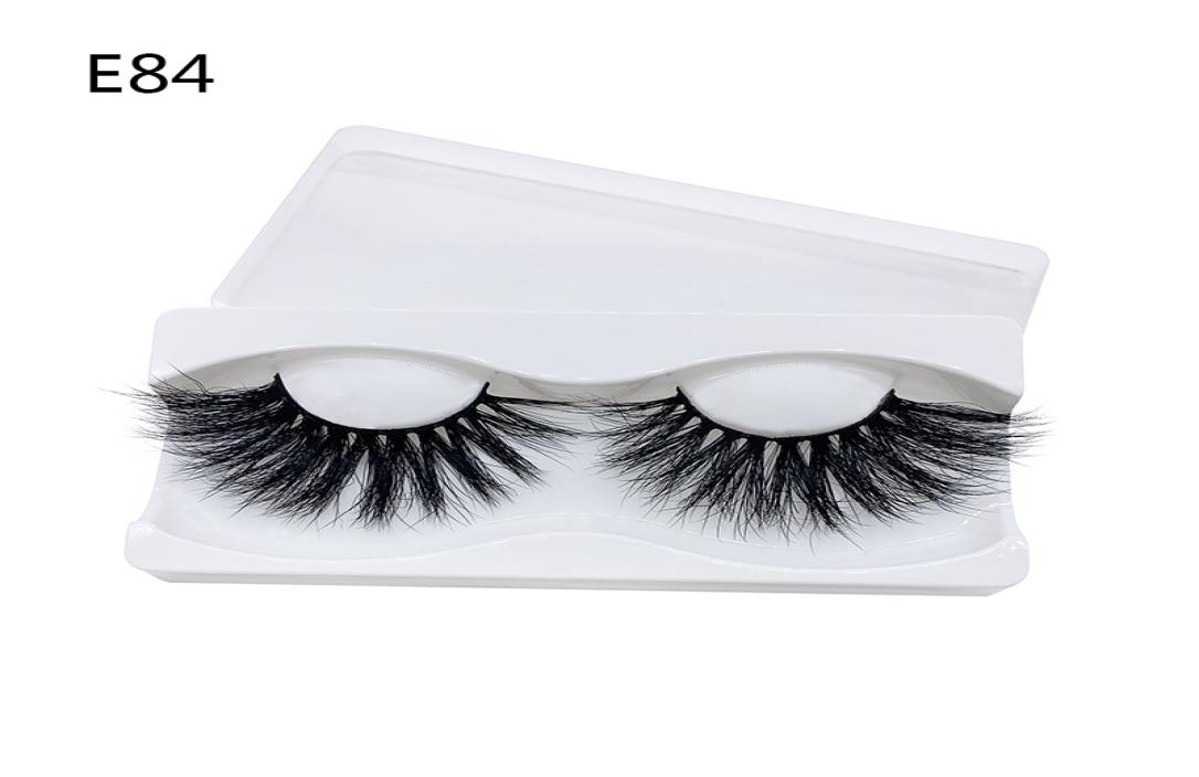 

25mm Mink eyelashes super long thick fake lashes curly crisscross eyelash extensions real mink fur hair makeup accessories drop sh1691115