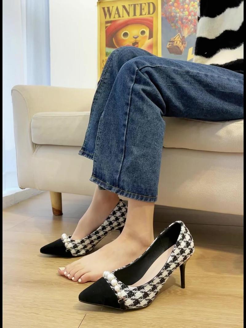 

Dress Shoes African Woman Shoe Slip On Beige High Heels 2023 Pumps All-Match Round Toe Lace-Up Pointed Wedge Burgundy Slip-On 12cm F