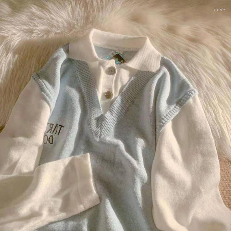 

Women's T Shirts Korean Style Kawaii T-shirt Women Harajuku Pullover Sweatshirt Fashion Long Sleeve Top Clothes Kpop Streetwear, White