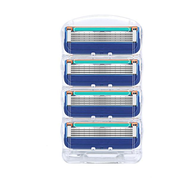 

4pcsset Face Care Blades Hair Remove Safety Suit With Blue Lubricating Stainless Steel Material WIth Opp Bag Seal Packing 04099290796