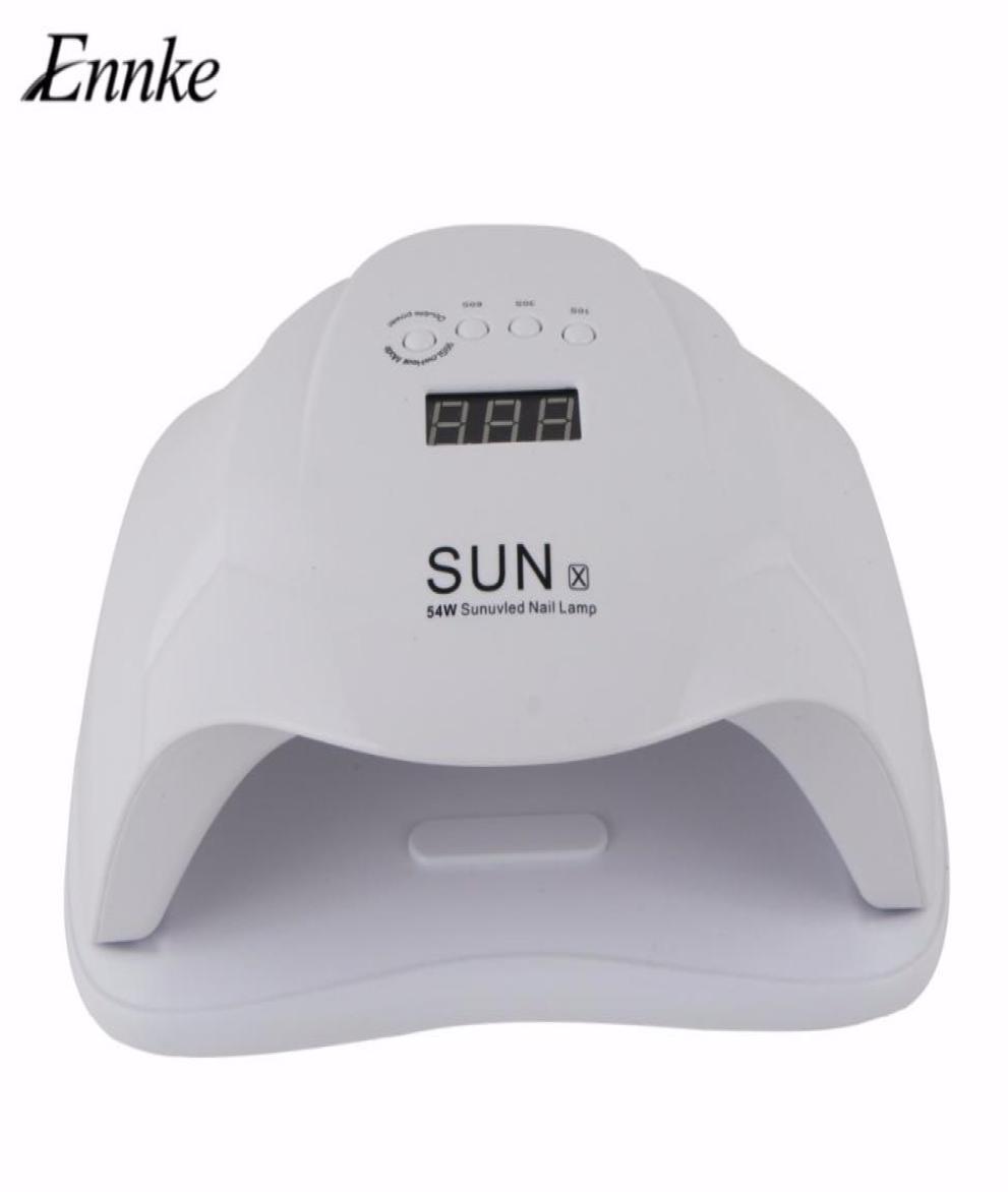 

Sun X 54 W Nail Gel Dryer Machine UV LED Lamp For Nail Dryer Professional White Light Polish Machine Fast Art Tools2505476