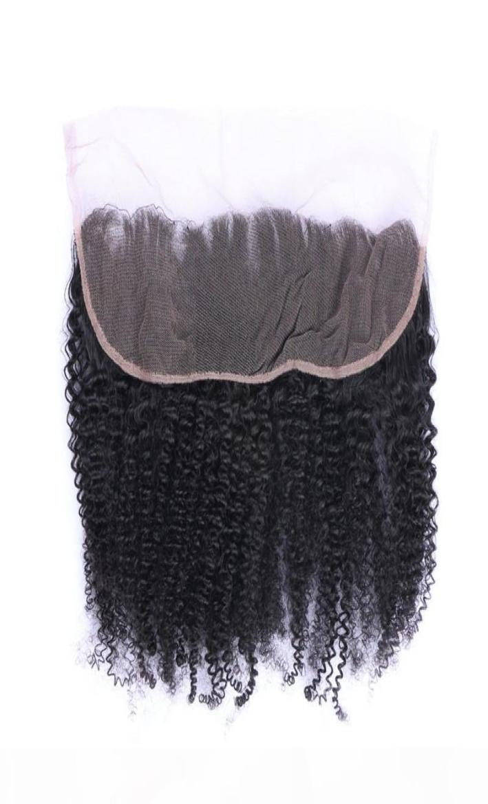 

Afro Kinky Curly 13X4 Lace Frontal Closure With Baby Hair Unprocessed 100 Virgin Malaysian Kinky Curly Full Lace Fontal Hair Piec6188330, Natural color