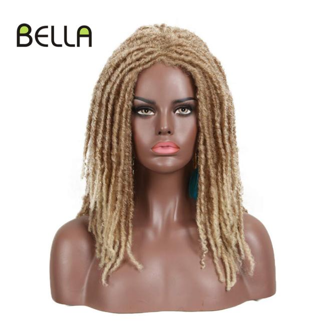 

Bella Synthetic Wig for Black Women 22quot Crochet Braids Jumbo Dread Faux Locs Long Afro Dreadlock Hair Braiding 2204098248949, Ombre color