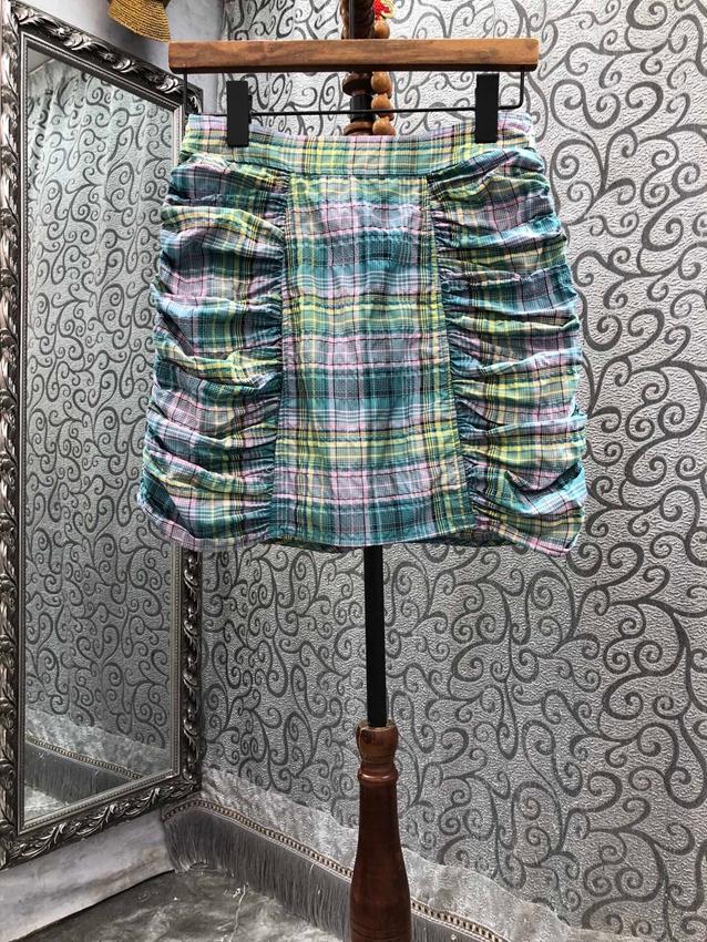 

Skirts 2023 Women Fashion Sexy Casual Plaid Slim Skirt Sweet 5011