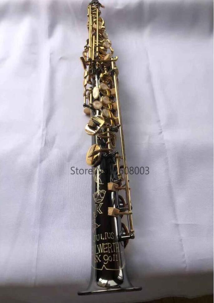 

JK Keilwerth SX90II Soprano Saxophone Gold Nickel B flat Soprano Straight with two neck case mouthpiece gloves reeds3878238