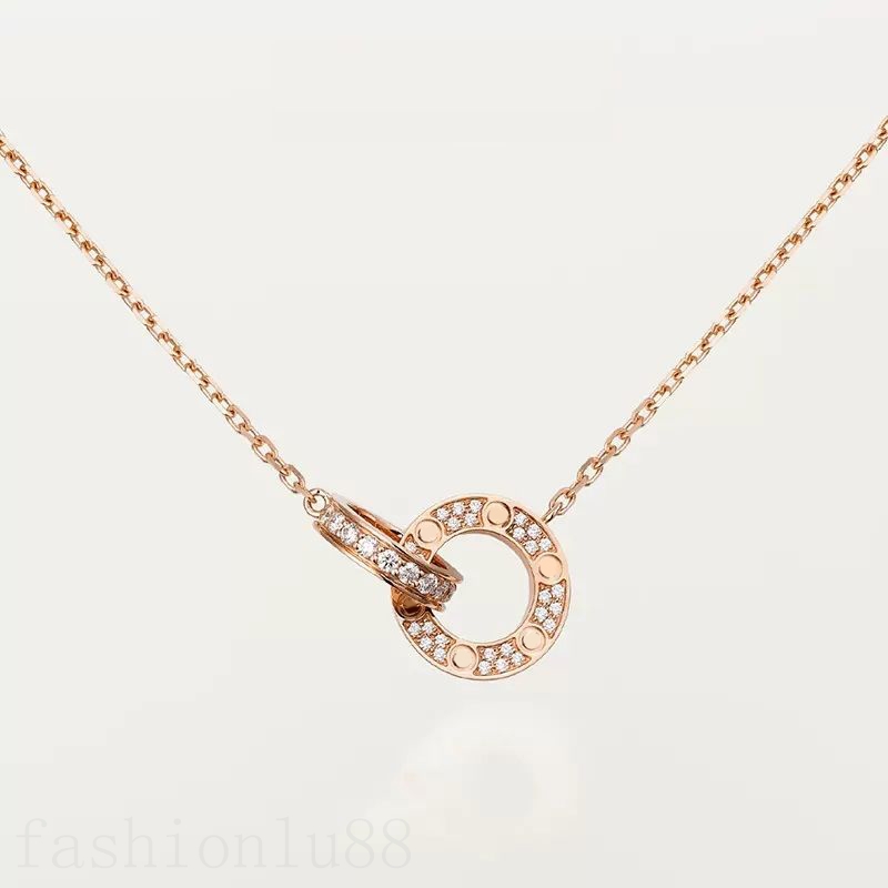 

Elegant pendant necklaces romantic hip hop luxury chains for men classic ins lover jewelry fashion screw diamond designer necklace lace silver plated C23