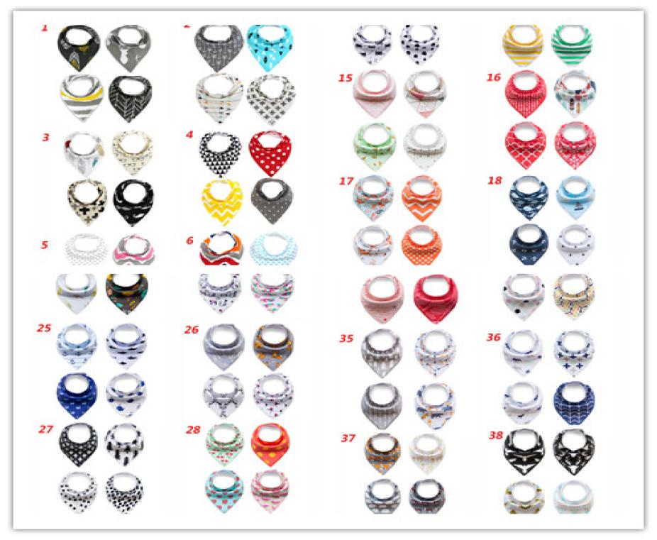 

INS Baby Fox Bebe Burp Cloths Infant INS Triangle Bibs Newborn Cartoon Saliva Waterproof Cotton Double Layer Bibs Turban Bandana S9323951