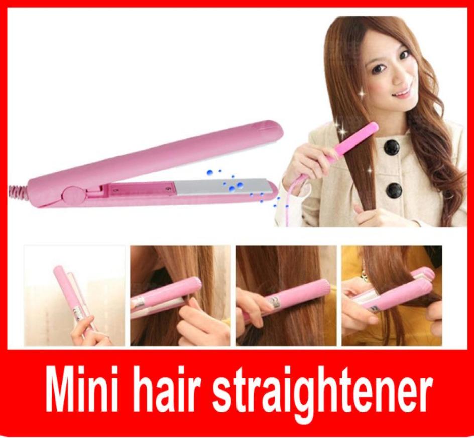 

Mini hair straightener splint electric ceramic hair straighteners hair straightener straight plate straightener flat iron Ceramic 9327559