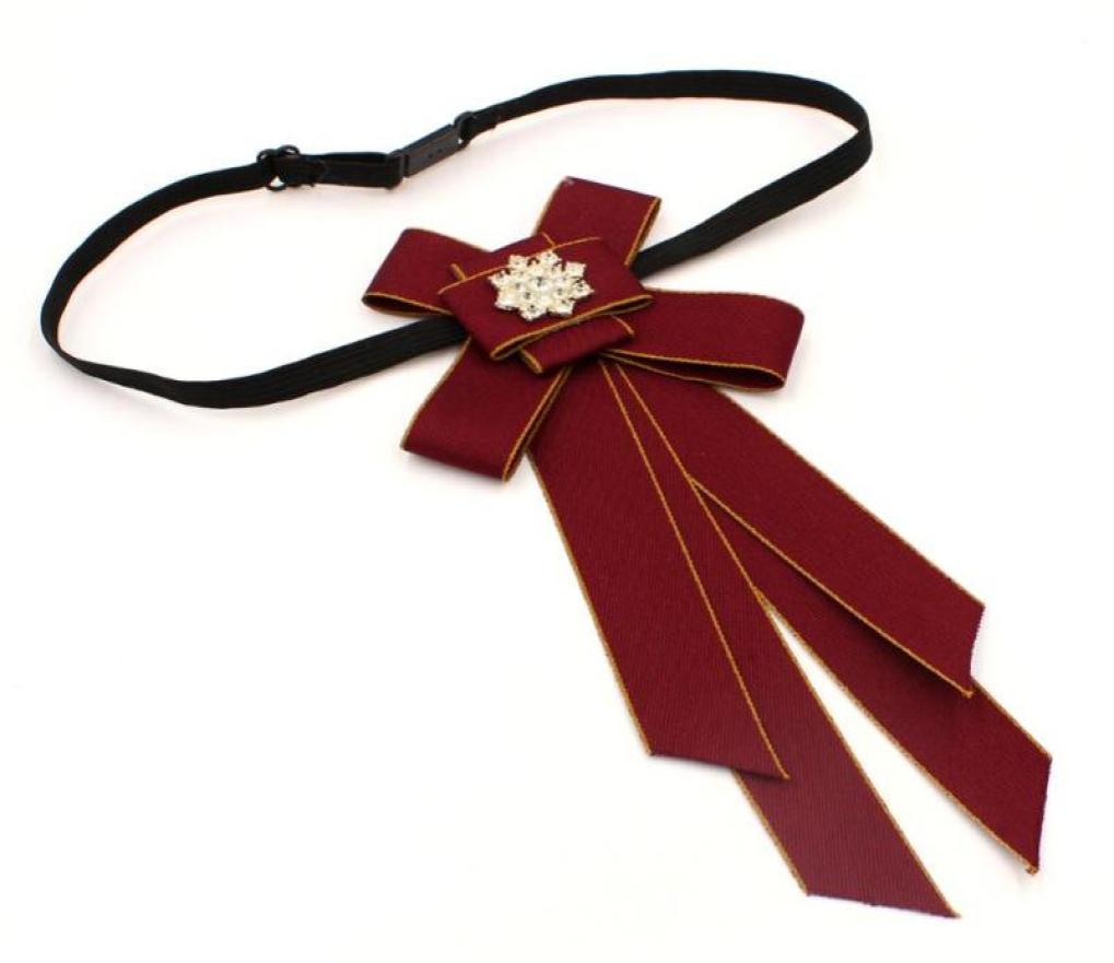 

Bow Ties Elegant Men Women Neck Collar Shirt Tie Rhinestone Crystal Wedding Business Necktie Elastic Band Uniform Bowtie Accessori3925243