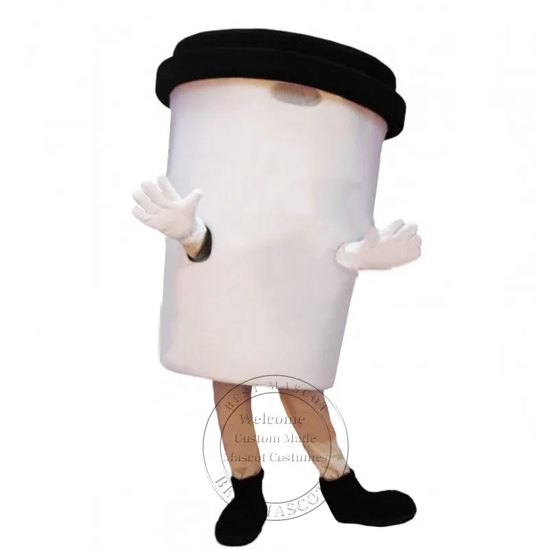 

New Adult Coffee Cup Mascot Costume Fancy dress carnival Custom fancy costume Character costumes, As pic