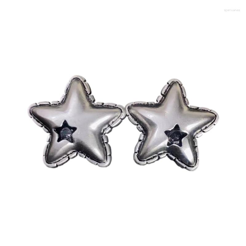 

Stud Earrings Star Earring Five-Pointed Stud-Earring Punk Boho Shiny-Earrings Valentines Day Gifts For Couple Jewelry