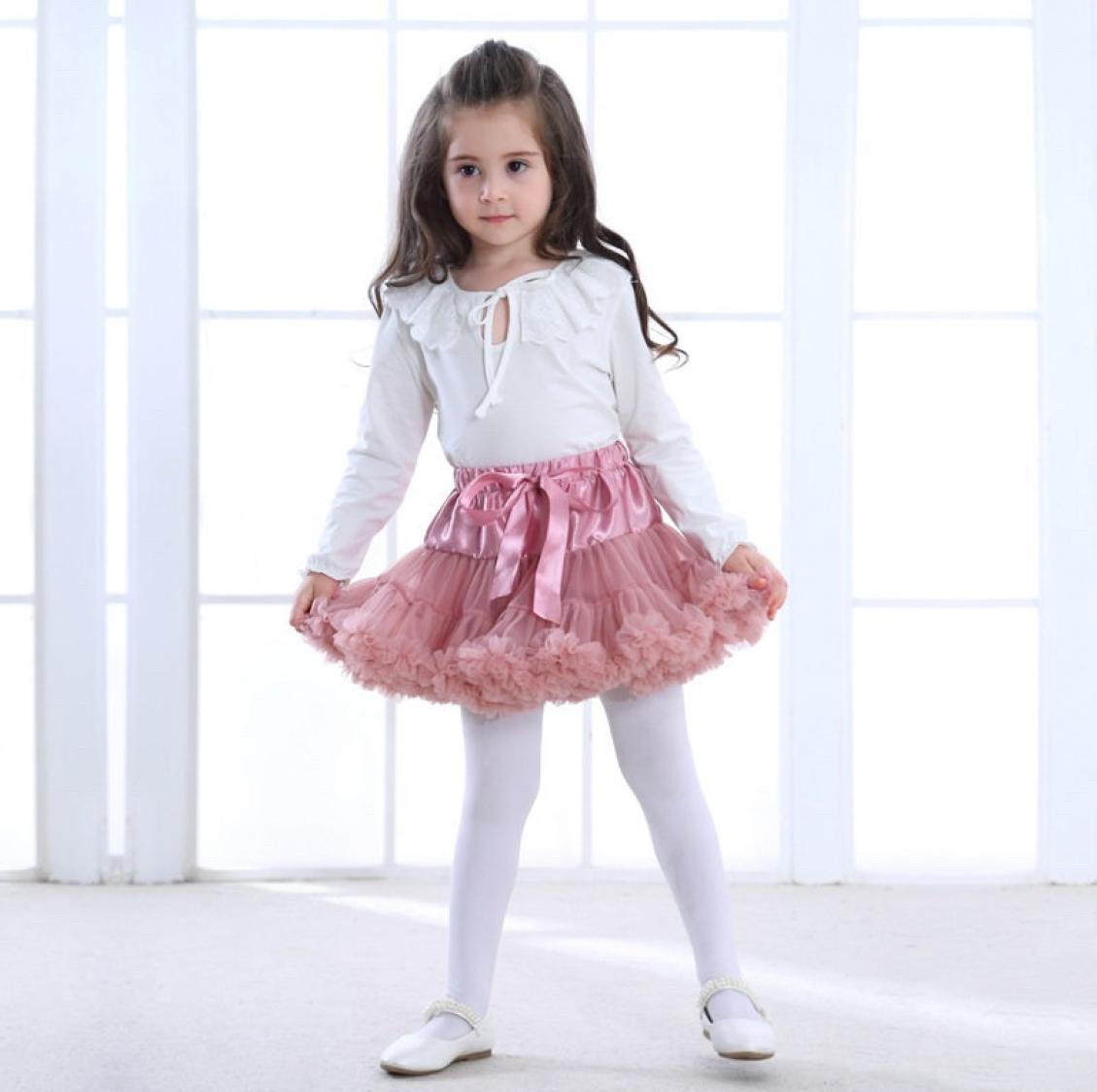 

New Baby Girls Tutu Skirt Ballerina Pettiskirt Fluffy Ruffles Children Ballet Skirts Dance Party Princess Girl Tulle Petticoat4670333, Black