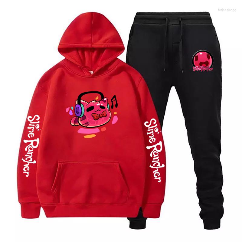 

Women' Hoodies Slime Rancher Print Hoodie Set Long Sleeve