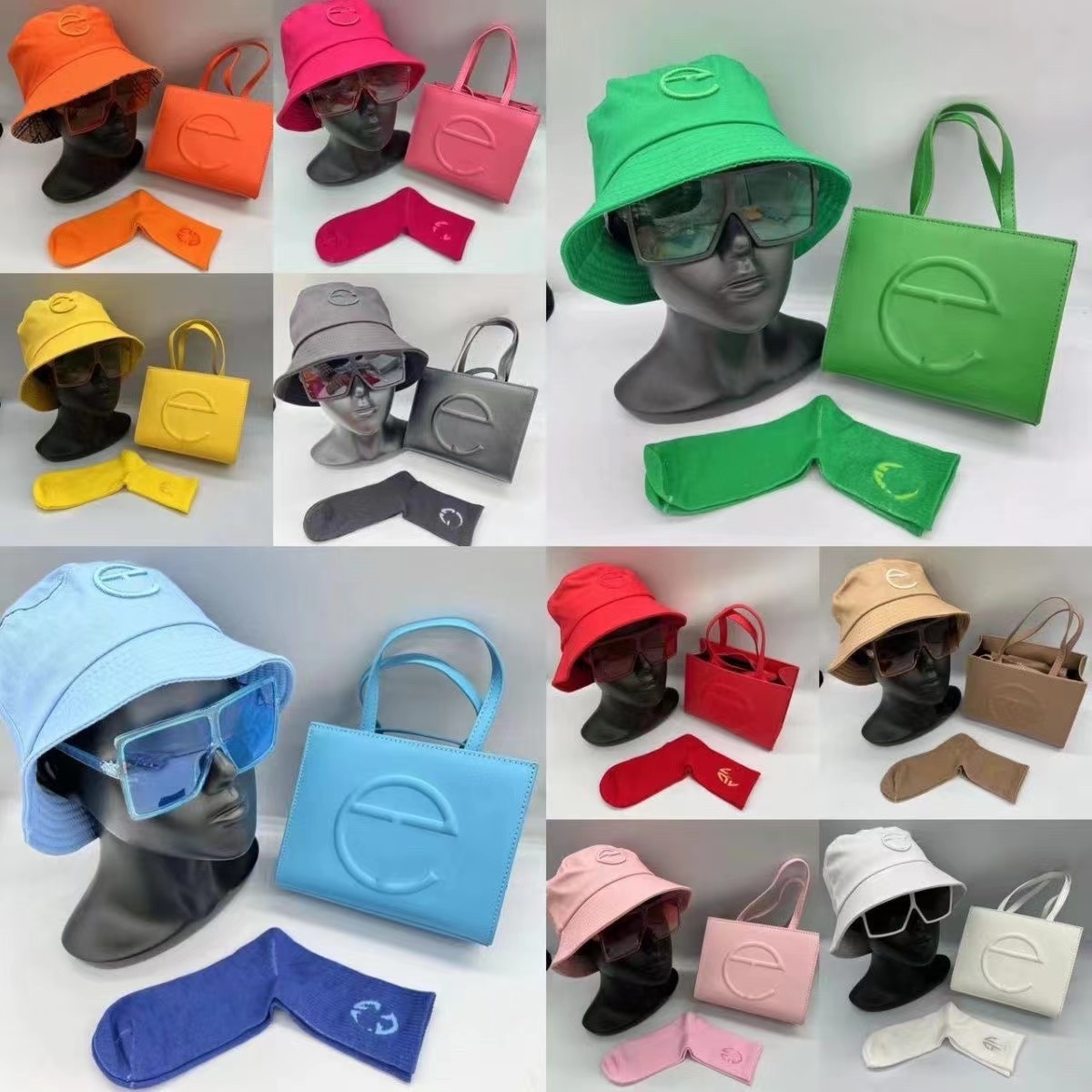 

Luxury Designer Women Men's leather shoulder tote telfars Fashion Shopping Beach duffel bag Travel Luxury crossbody bag Pink tote bag, White