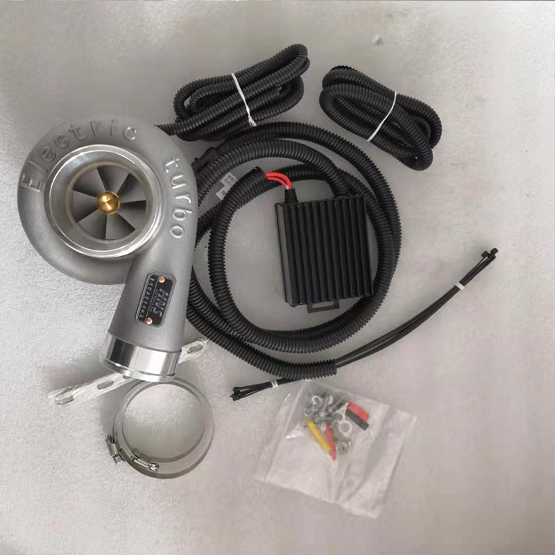 

Electric Turbo Supercharger Kit Thrust Motorcycle Electric Turbocharger Air Filter Intake for all car improve speed