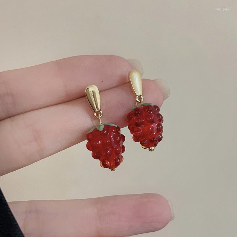 

Dangle Earrings Summer Cute Fruit Shape Red Fashion Net H6578
