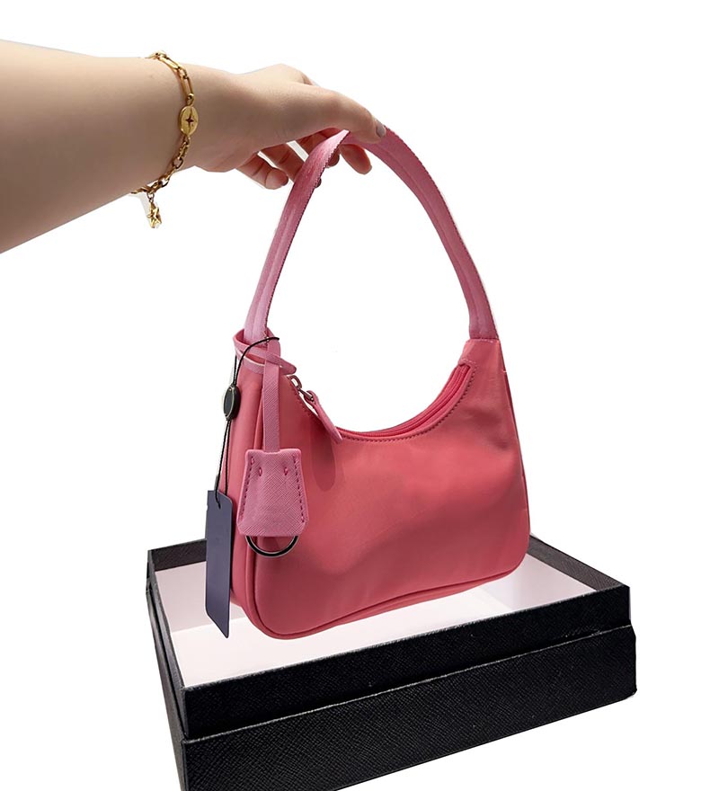 

Designer bag fashion handbags woman shoulder luxury designers bags metal chain lady handbag nylon bag high quality messenger leather crossbody bags for women, 18