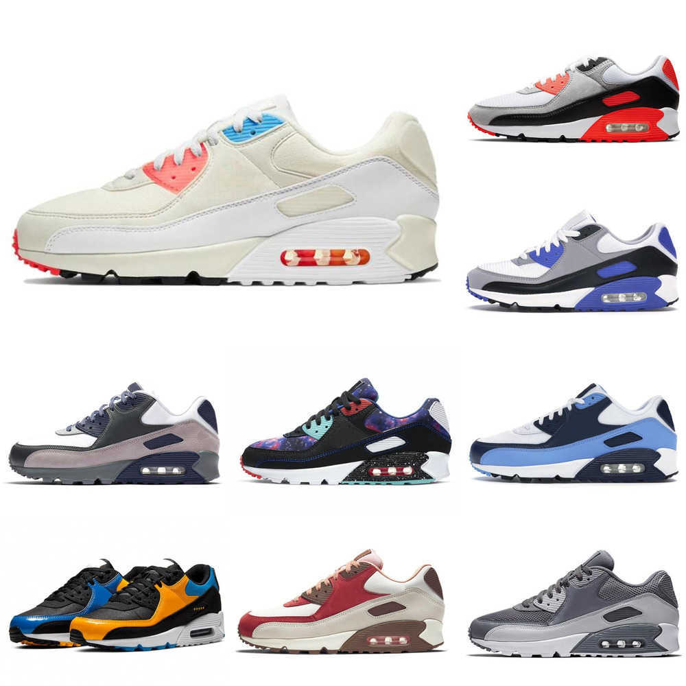 

shoes 2023 running NEW men 90 90s Triple Black White Leather Mesh Supernova Dust Grey Malt Camo Valentines Day airs women mens trainers outdoor Sports Sneakers 36-46