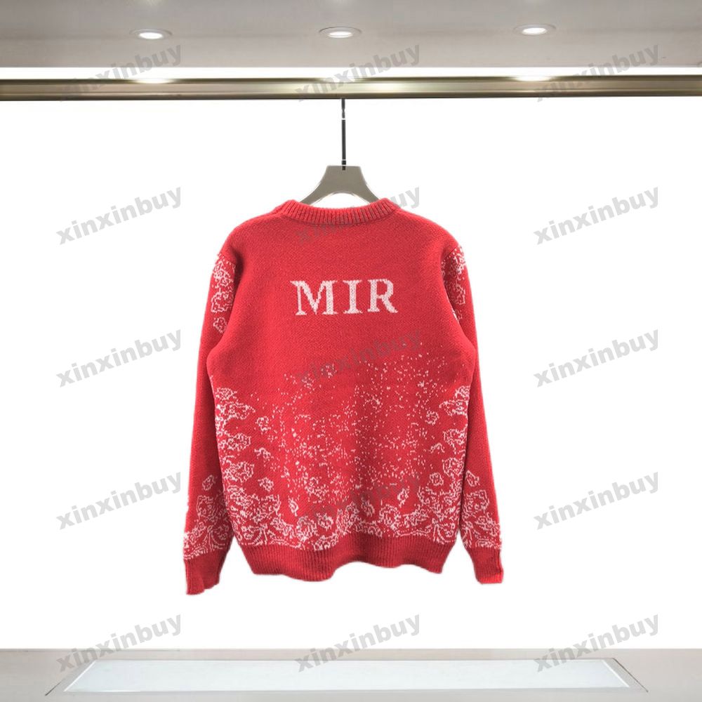 

xinxinbuy Men women designer Sweatshirt Hoodie Floral jacquard Jacquard Letter sweater black red M-2XL, 02