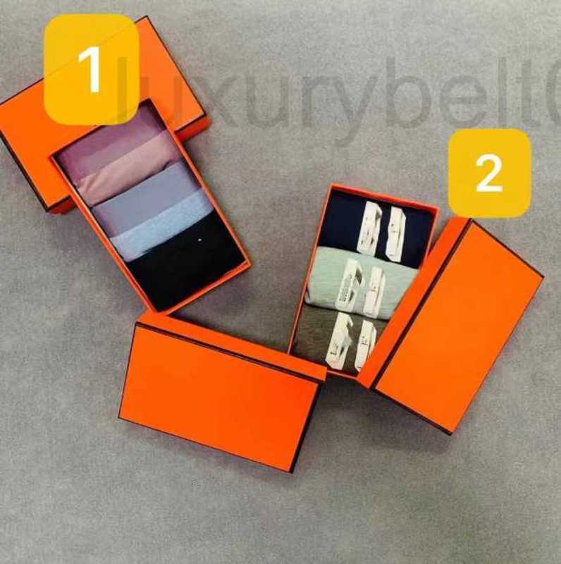 

Underpants Designer Boxers Cotton Modal Men's Underwear Letter Mid Waist Boxer Shorts Elastic Boxed N8G4, Black + pink + blue