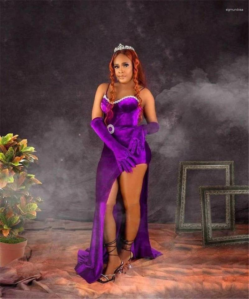 

Party Dresses Women's Long Satin Formal Evening Sweetheart Spaghetti Strap Prom Gowns Sexy High Split Sweep Train Female Robe, Orange