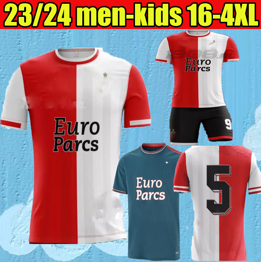 

Feyenoords KOKCU Gimenez Danilo 22 23 24 Soccer Jerseys Home away Third TRAUNER 2023 2024 men kids football shirt, White