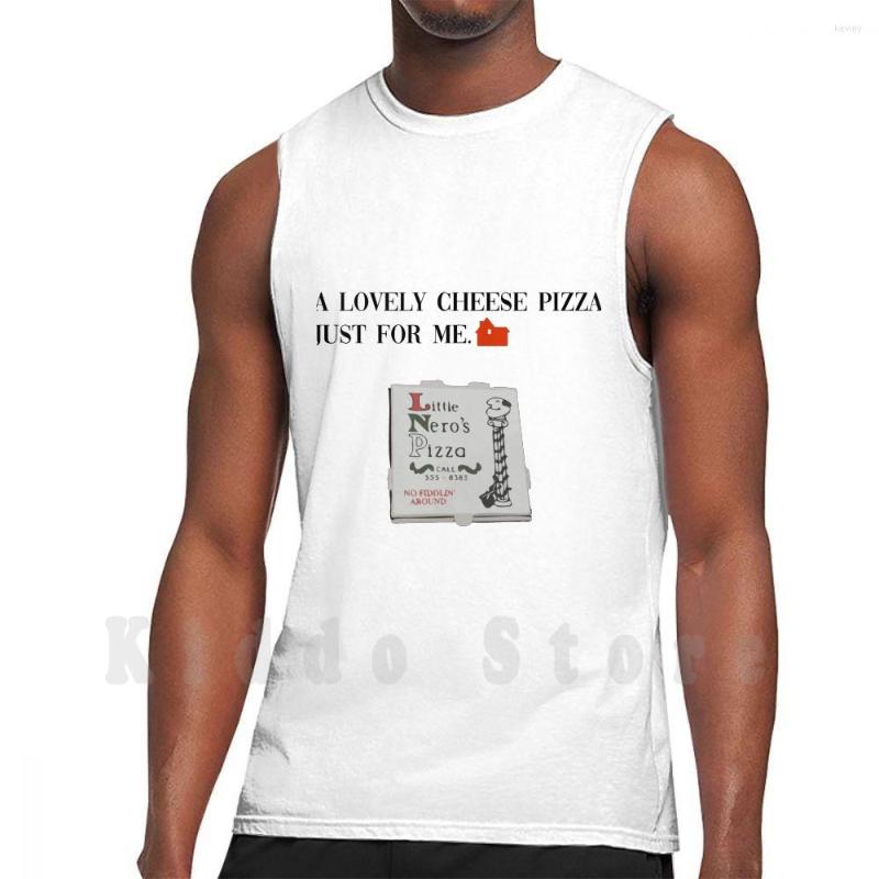 

Men's Tank Tops Home Alone-Little Nero'S Pizza Vest Sleeveless Alone Little Neros Kevin Mccallister The, M-tank-red