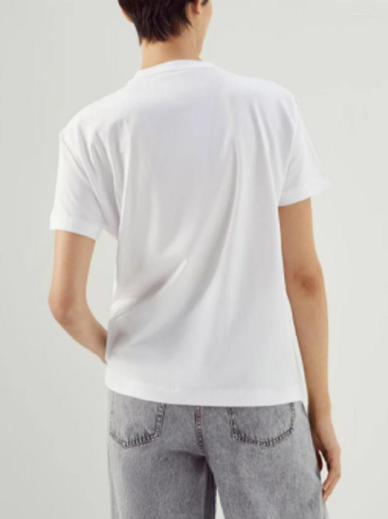 

Women's T Shirts Women T-Shirt Sequin Embroidery Loose Fit Tees Casual, Gray