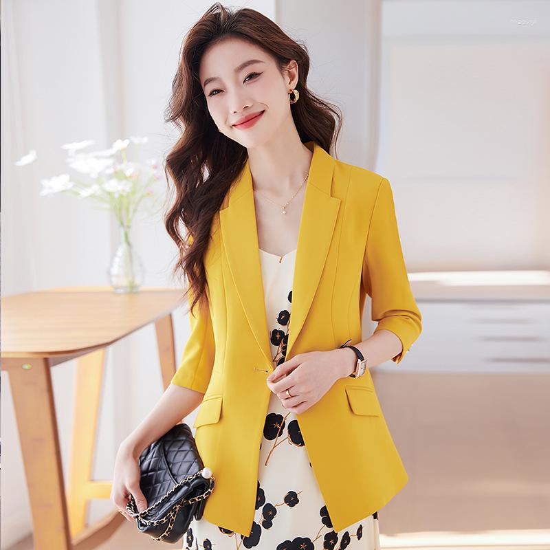 

Women's Two Piece Pants Small Suit Jacket For Women Spring 2023 Slim Fit Fashion Casual Dress Two-Piece Summer, 2235 black suit