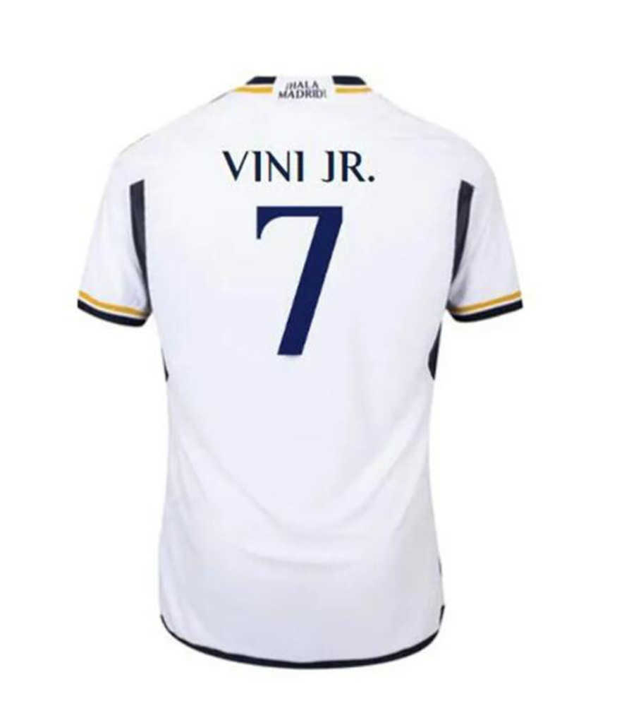 

7 VINI JR 2023 2024 BELLINGHAM Soccer Jerseys 11 RODRGO ALABA MODRIC reAL mADRIds 22 23 24 CAMAVINGA TCHOUAMENI adult kids setS kits Fashion design 658ess, 23-24 home lfp