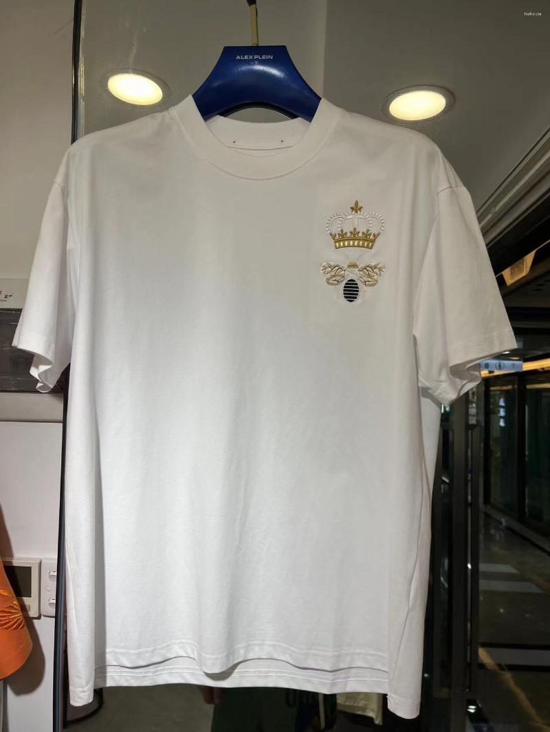 

Men' T Shirts We0557 Fashion Tops & Tees 2023 Runway Luxury European Design Print Party Style T-Shirts Clothing, White