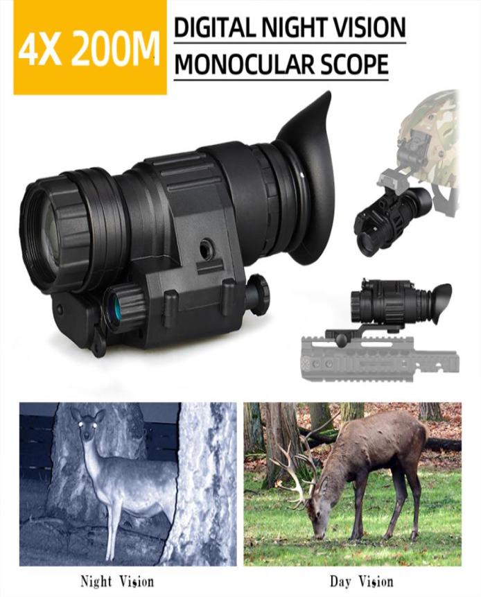 

Hunting Scope New Design 4X32 Optics Digital Tactical Night Vision Monocular For Hunting Scope Wargame CL2700274576553