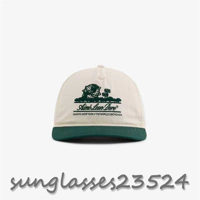 

Ball Caps Ball Caps 22ss Baseball for men Aime ALD Unisphere Truck hat Sunvisor Cap Skateboards Kpop Summer Casquette Black Women White and green hat