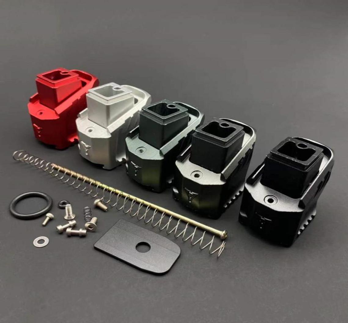 

Tactical Accessories GLOCK Kublai P1 Gel Blaster MaruiWE Magzine Expansion KI Type Metal Base Exterior Decoration3169539