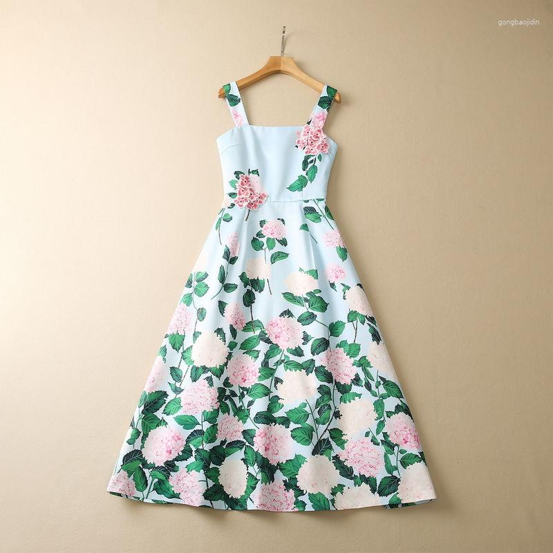 

Casual Dresses X02196 High Quality Fashion Women 2023 Spring Dress Luxury European Design Party Style, Picture shown